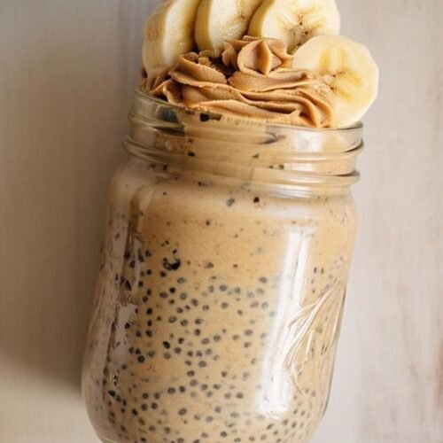 Banana Peanut Butter Chia Seed Pudding