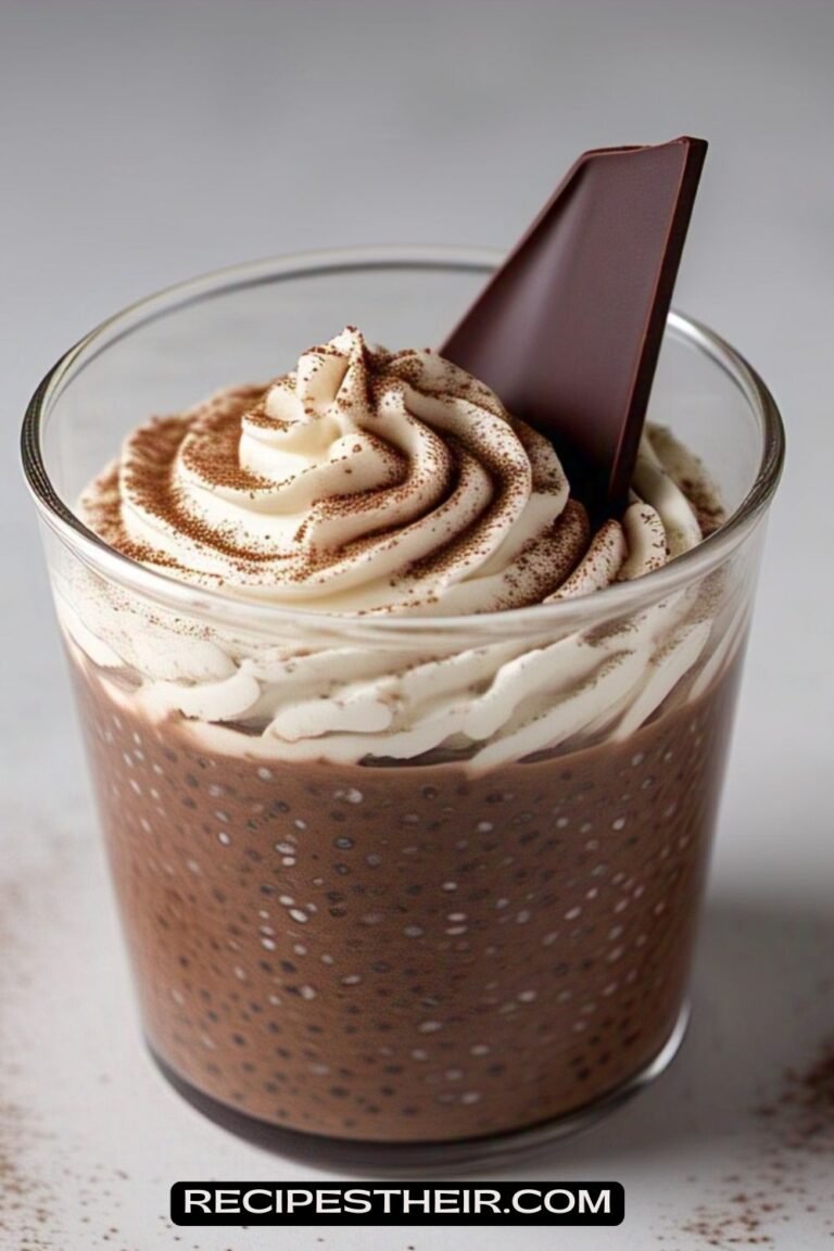 High Protein Chocolate Chia Pudding Recipe