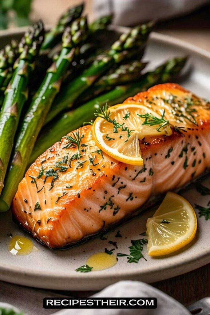 Lemon Herb Salmon with Asparagus