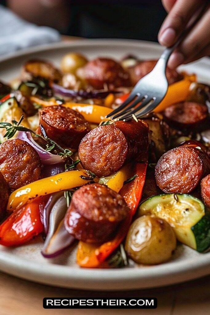 Sheet Pan Sausage and Veggies