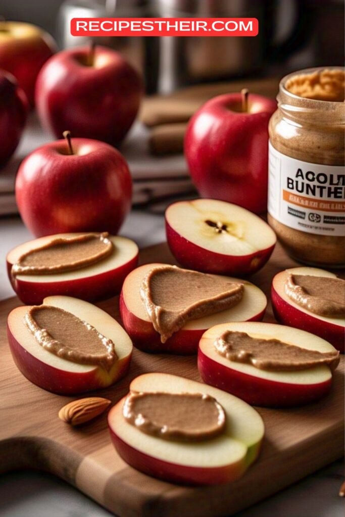 Apple Slices with Almond Butter
