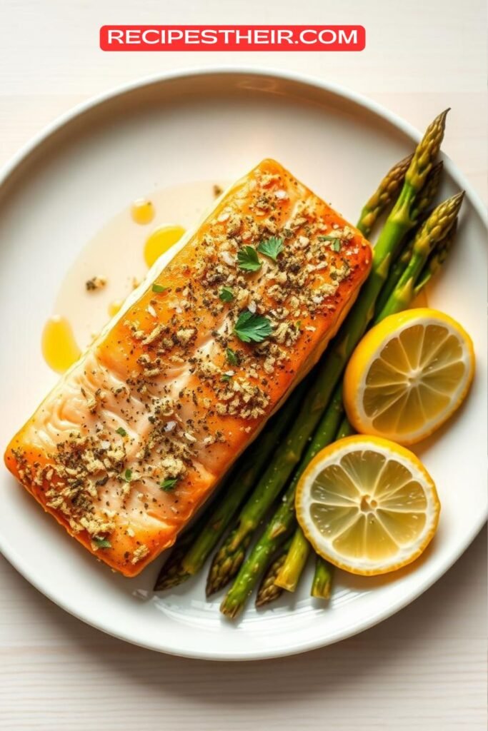 Baked Salmon with Asparagus