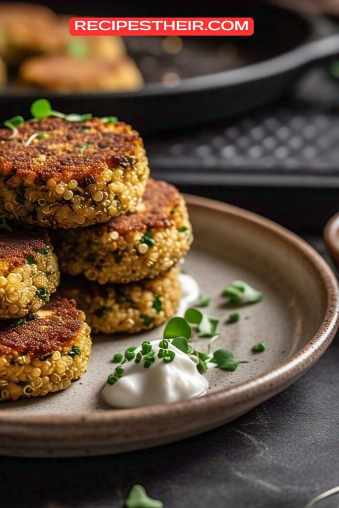 Blackstone Griddle Quinoa Cakes