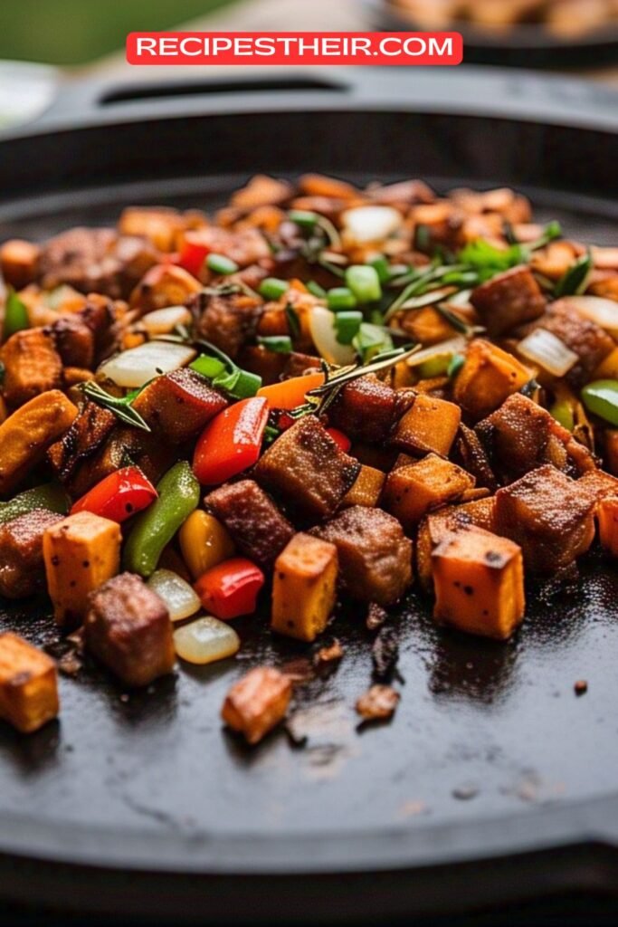 Blackstone Griddle Sweet Potato Hash