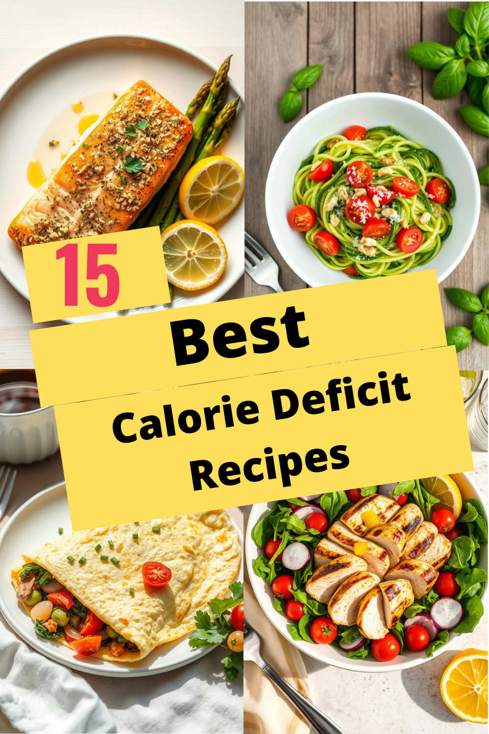 15 Calorie Deficit Recipes to Help You Lose Weight Without Feeling Hungry