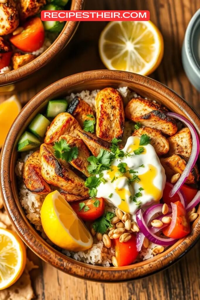 Chicken Shawarma Bowls