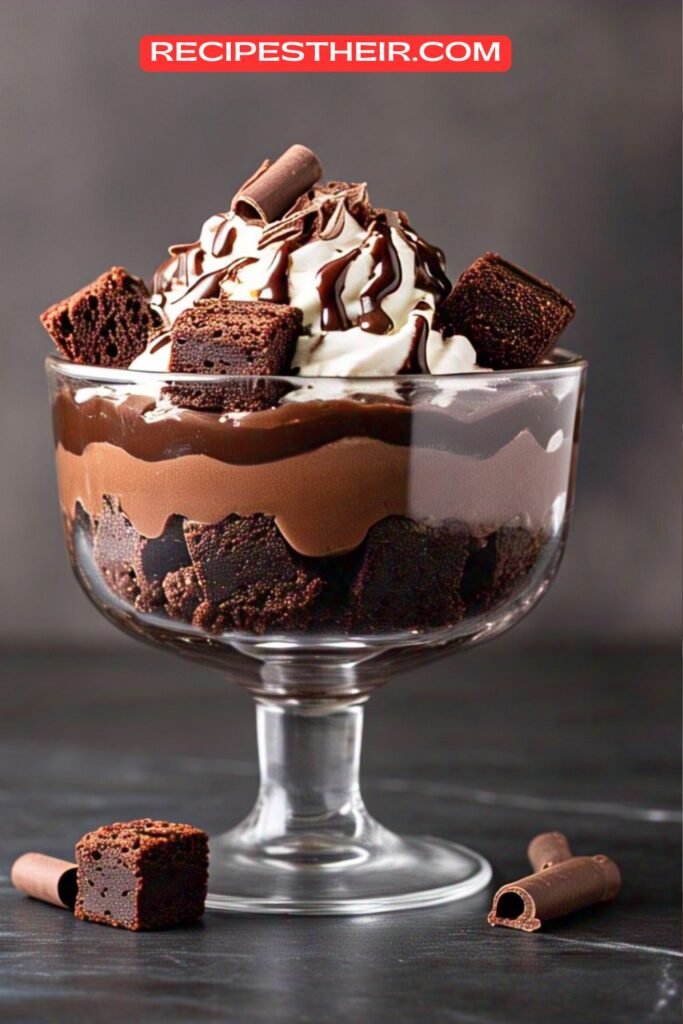 Chocolate Brownie Trifle