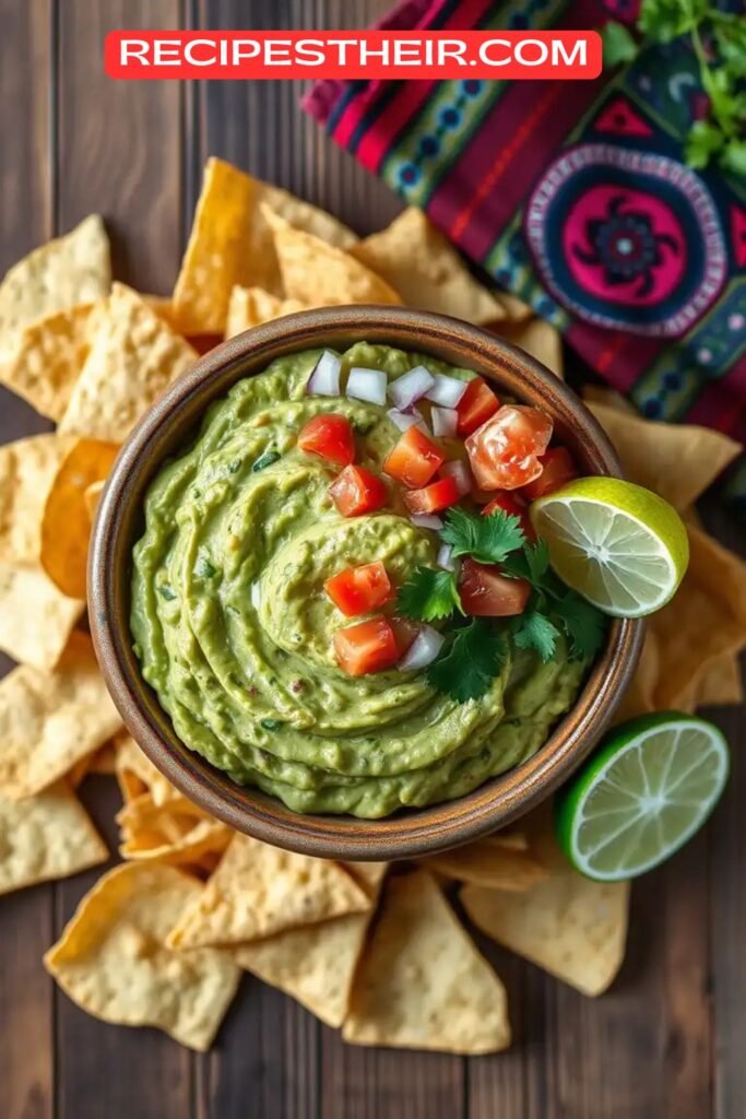 Classic Guacamole with Tortilla Chips