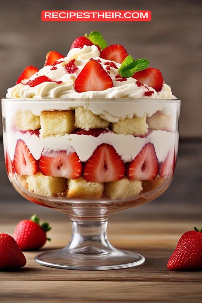 Classic Strawberry Shortcake Trifle