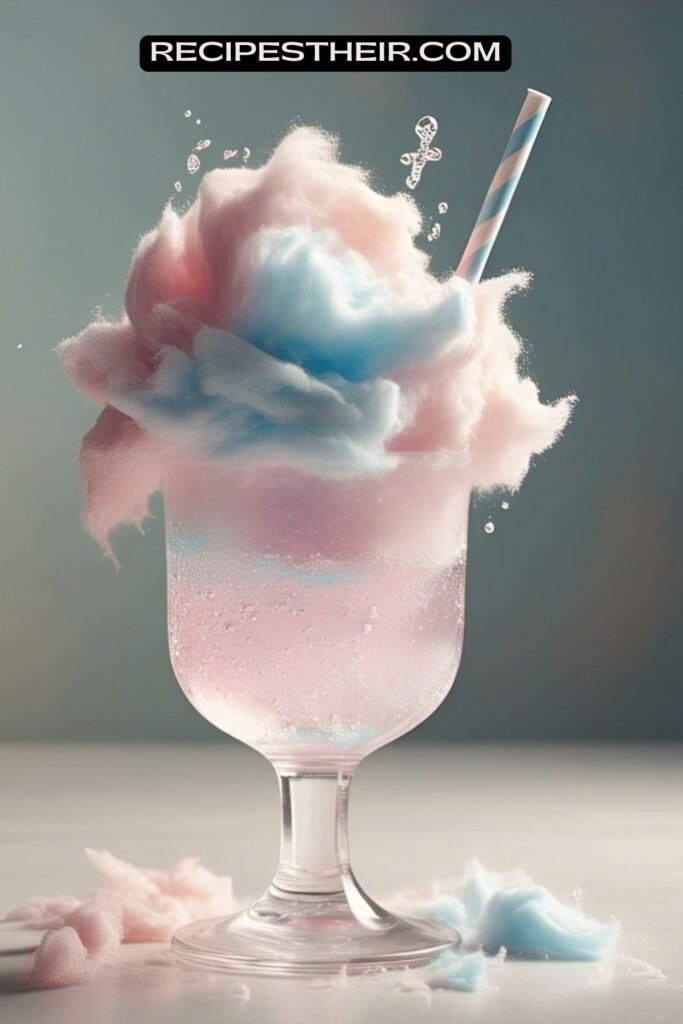 Cotton Candy Sparkle Drink