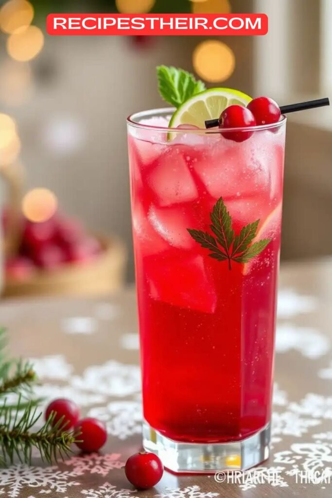 Cranberry Ginger Fizz