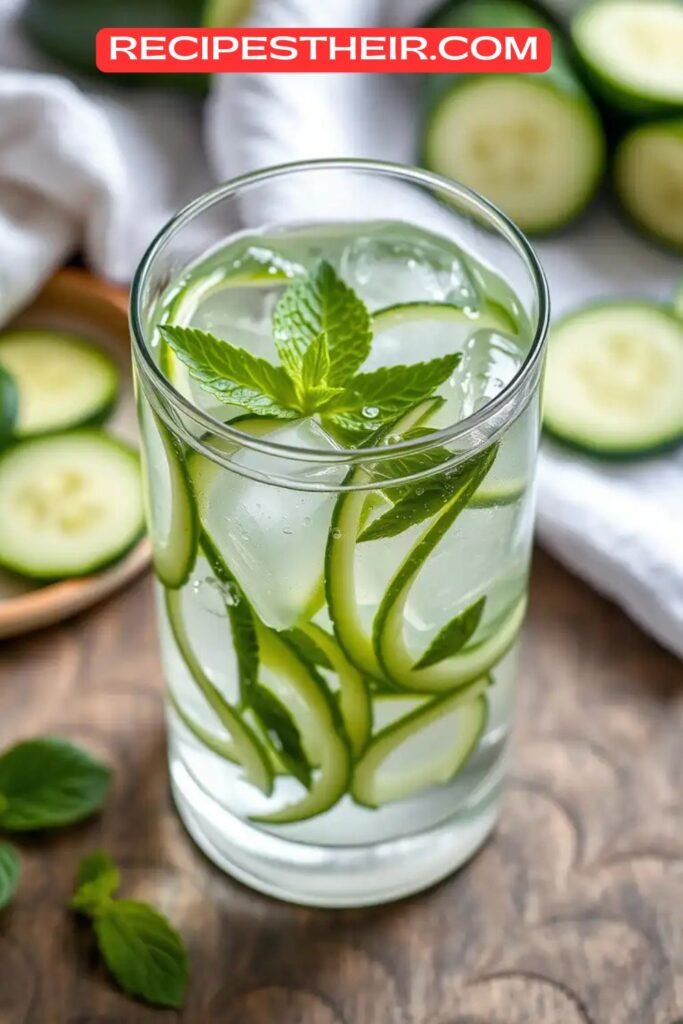 Cucumber Mint Sparkler