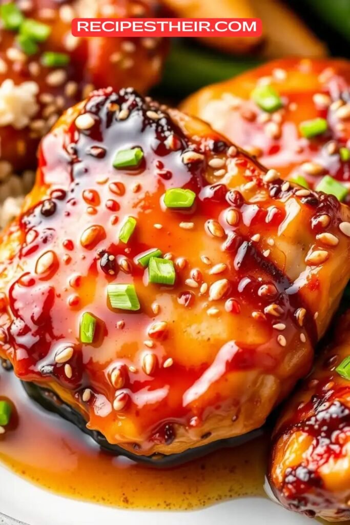 Honey Garlic Chicken Thighs