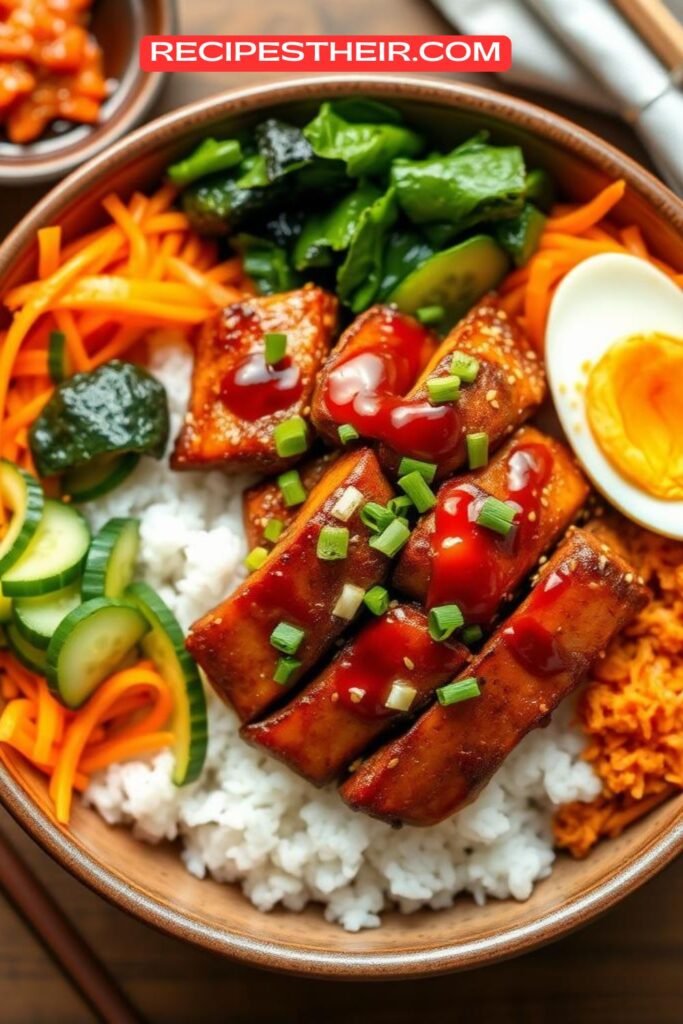 Korean BBQ Chicken Bowls