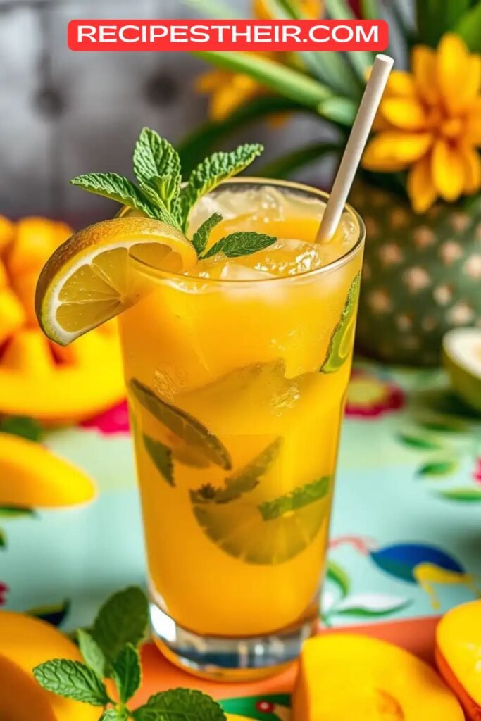 Mango Mint Fizz