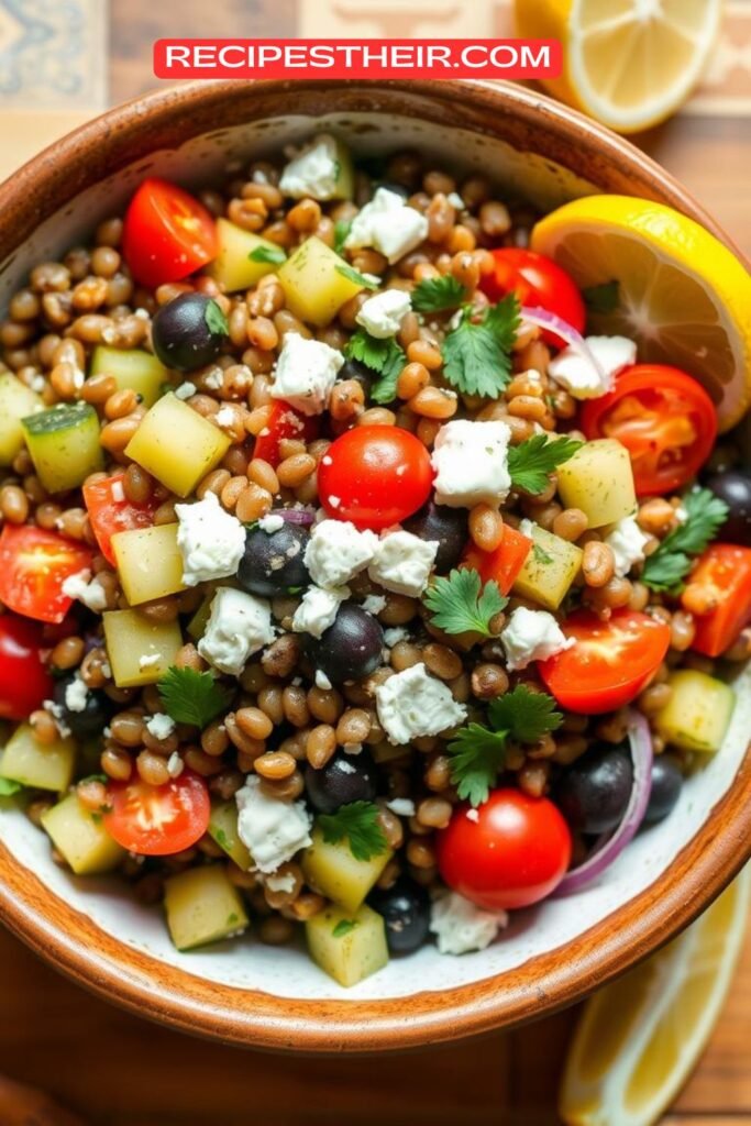 Mediterranean Lentil Salad