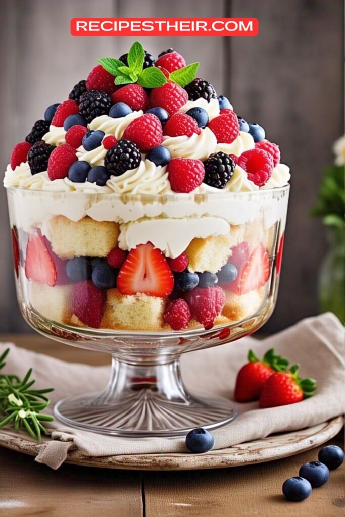 Mixed Berry Trifle