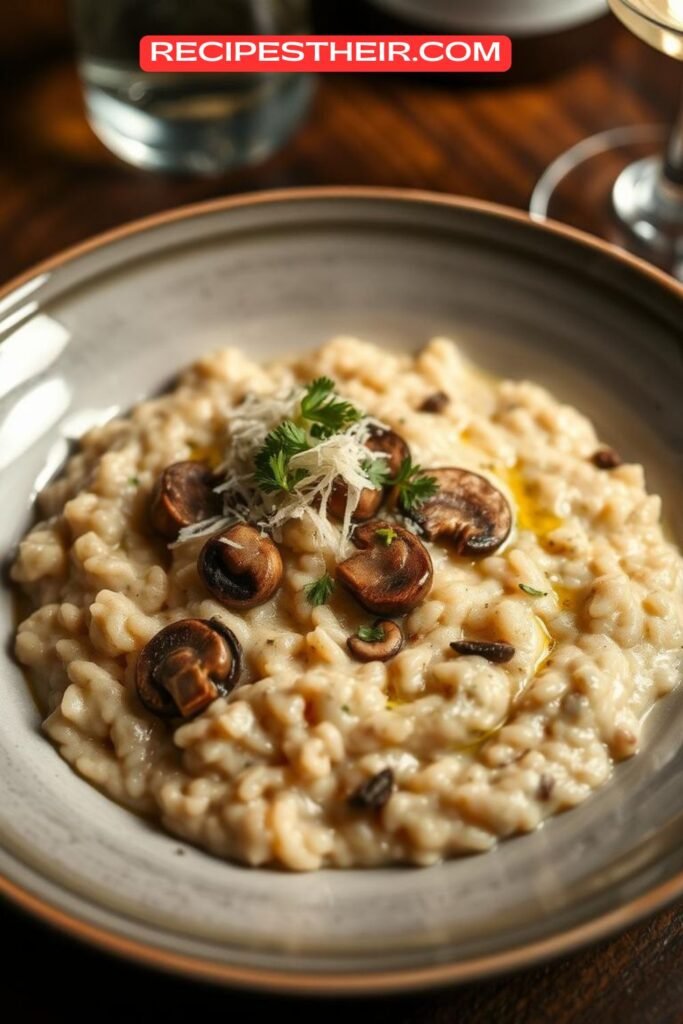Mushroom and Truffle Risotto