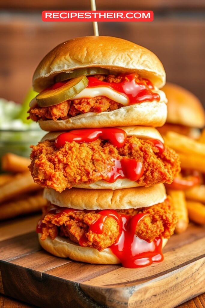 Nashville Hot Chicken Sliders