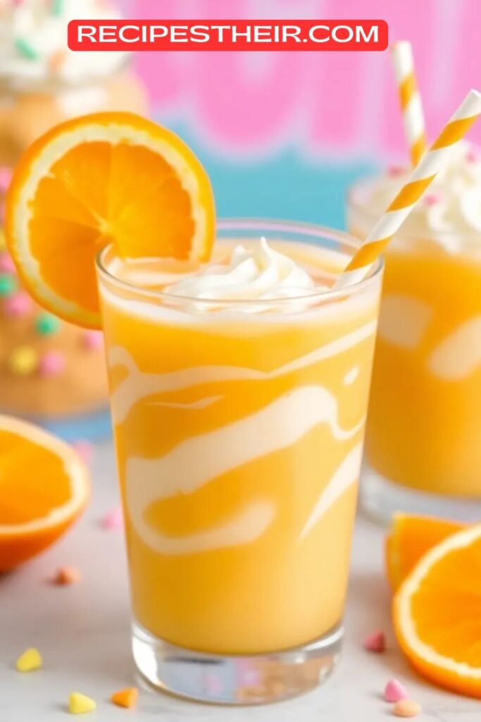 Orange Creamsicle Mocktail
