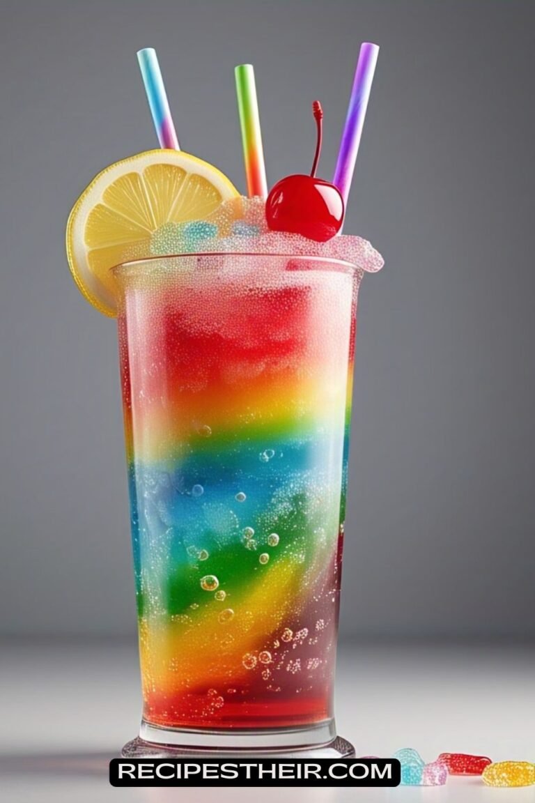 Rainbow Layered Mocktail