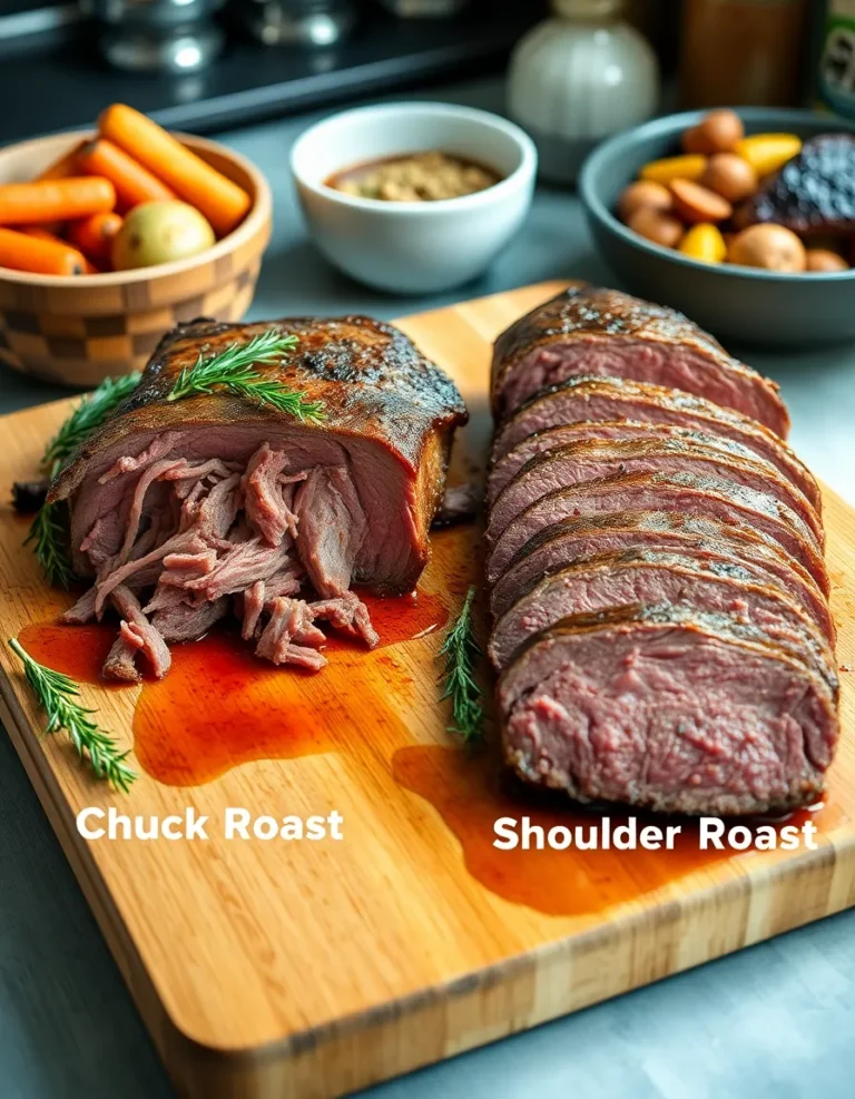 Shoulder Roast vs Chuck Roast