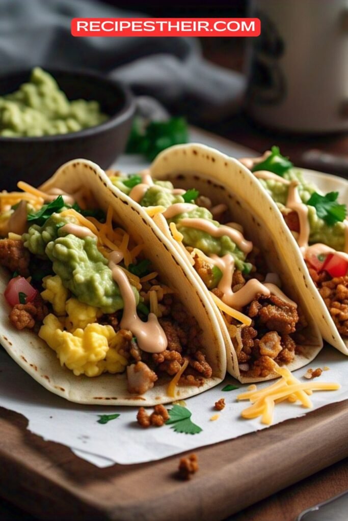 Smashed Breakfast Tacos