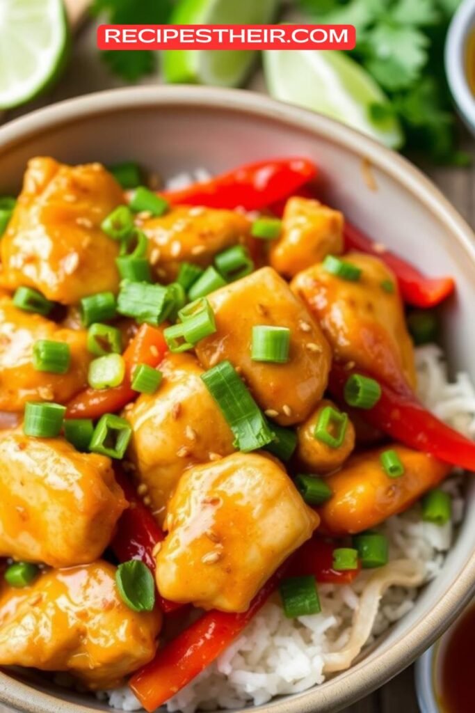 Spicy Mango Chicken Stir Fry