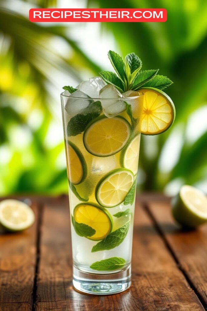 Tropical Pineapple Coconut Mocktail