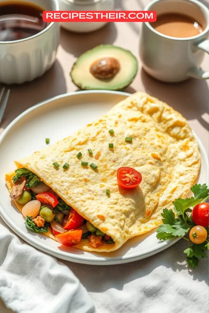 Veggie Egg White Omelet