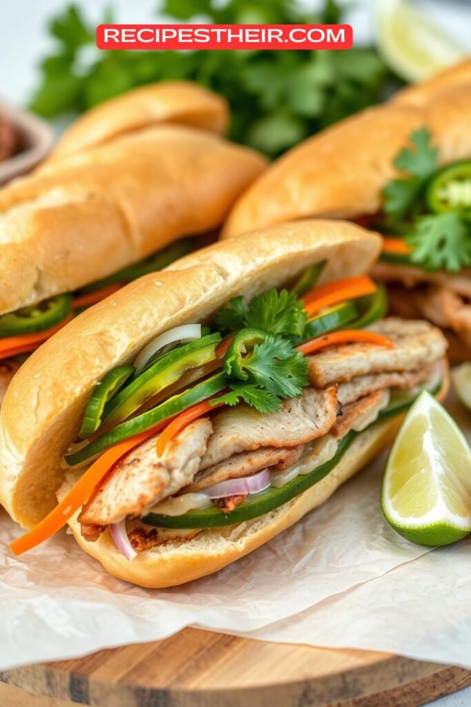 Vietnamese Banh Mi Sandwiches