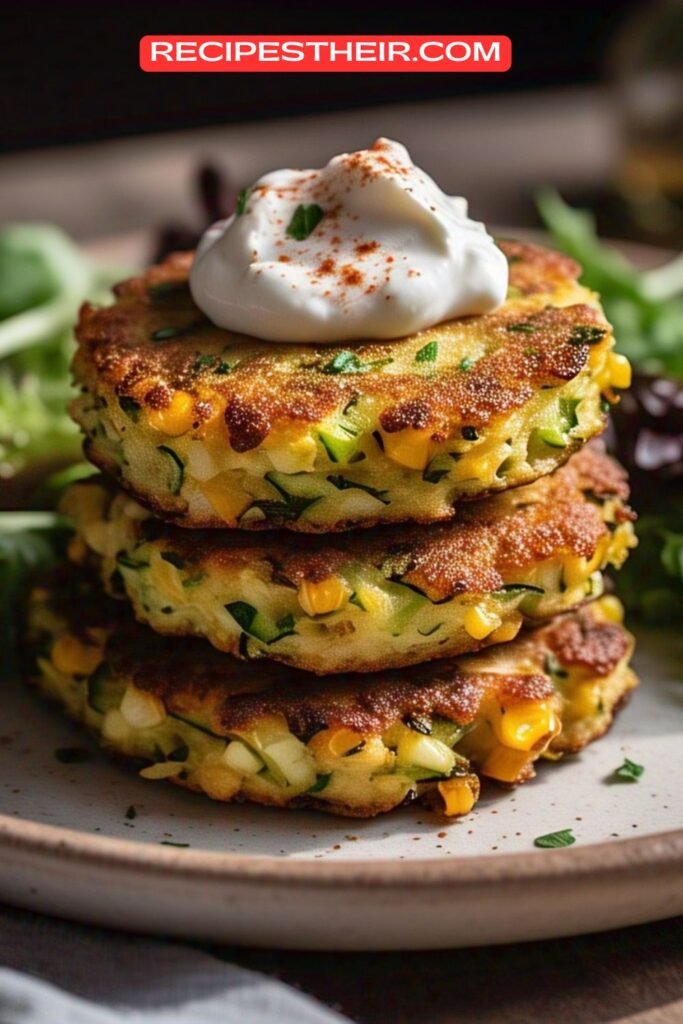 Zucchini and Corn Cakes