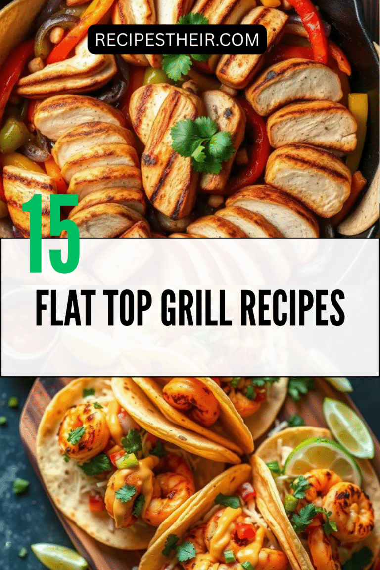 flat top grill recipes