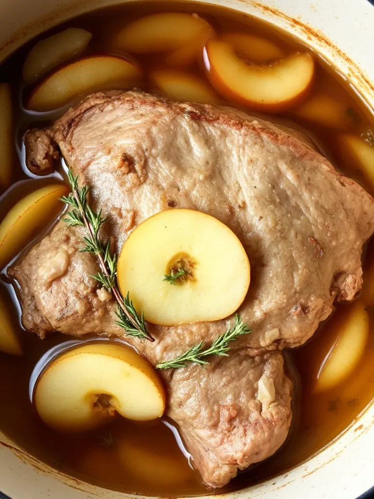 Apple Cider Braised Pork Shoulder