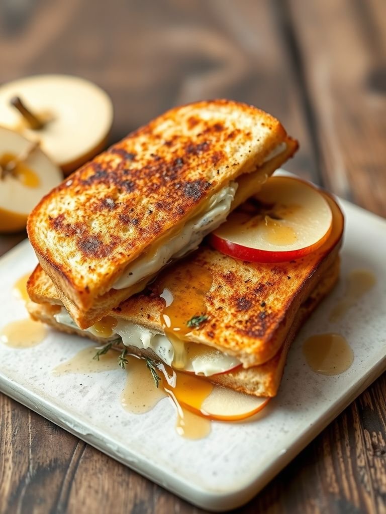 Apple and Brie Grilled Cheese