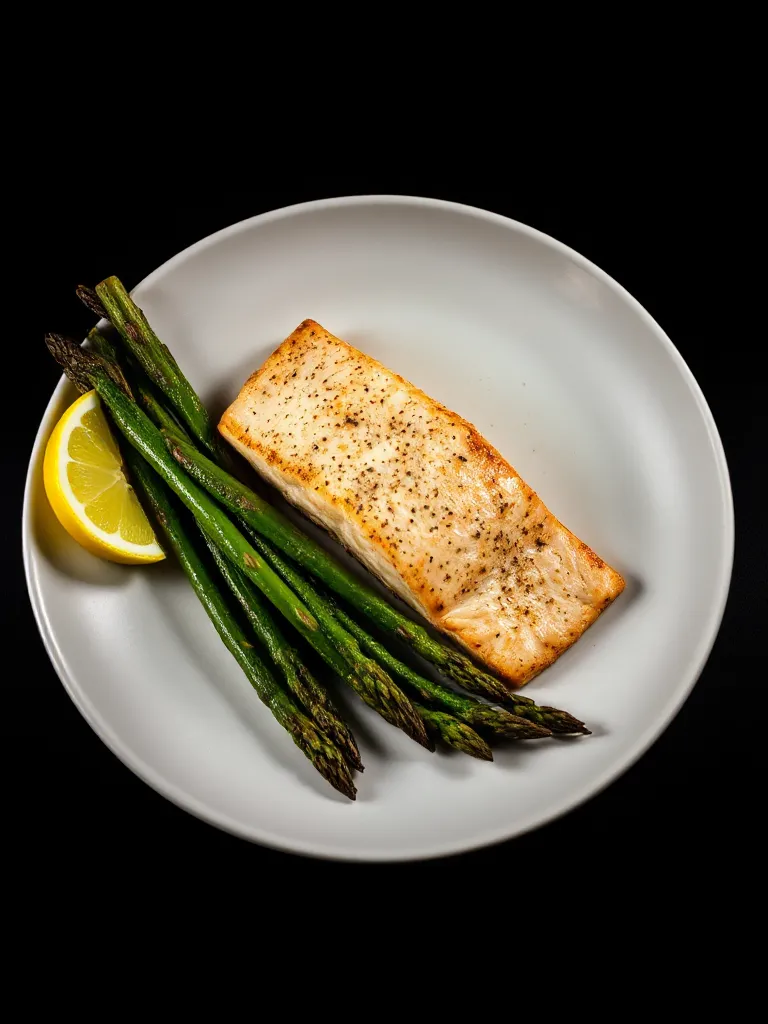 Baked Salmon with Asparagus