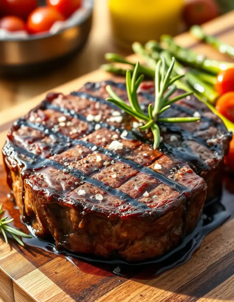 Balsamic Marinated Round Steak