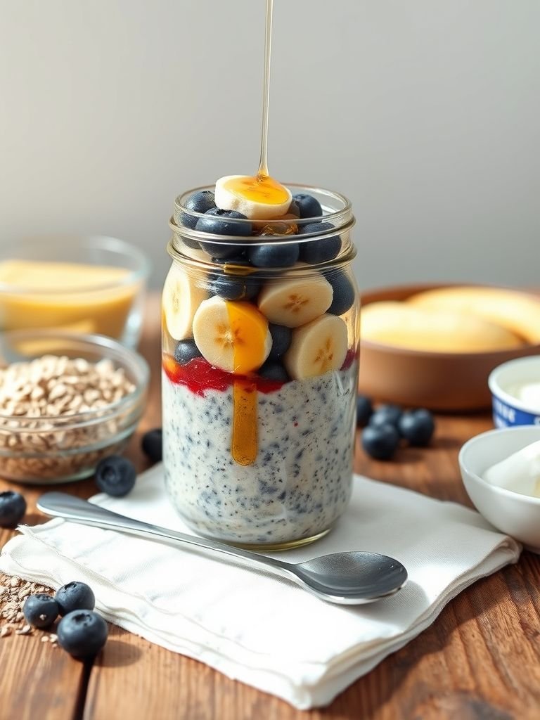 Basic Overnight Oatmeal Recipe (Customizable Base)