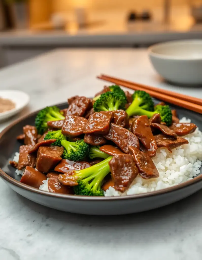 Beef and Broccoli with Round Steak