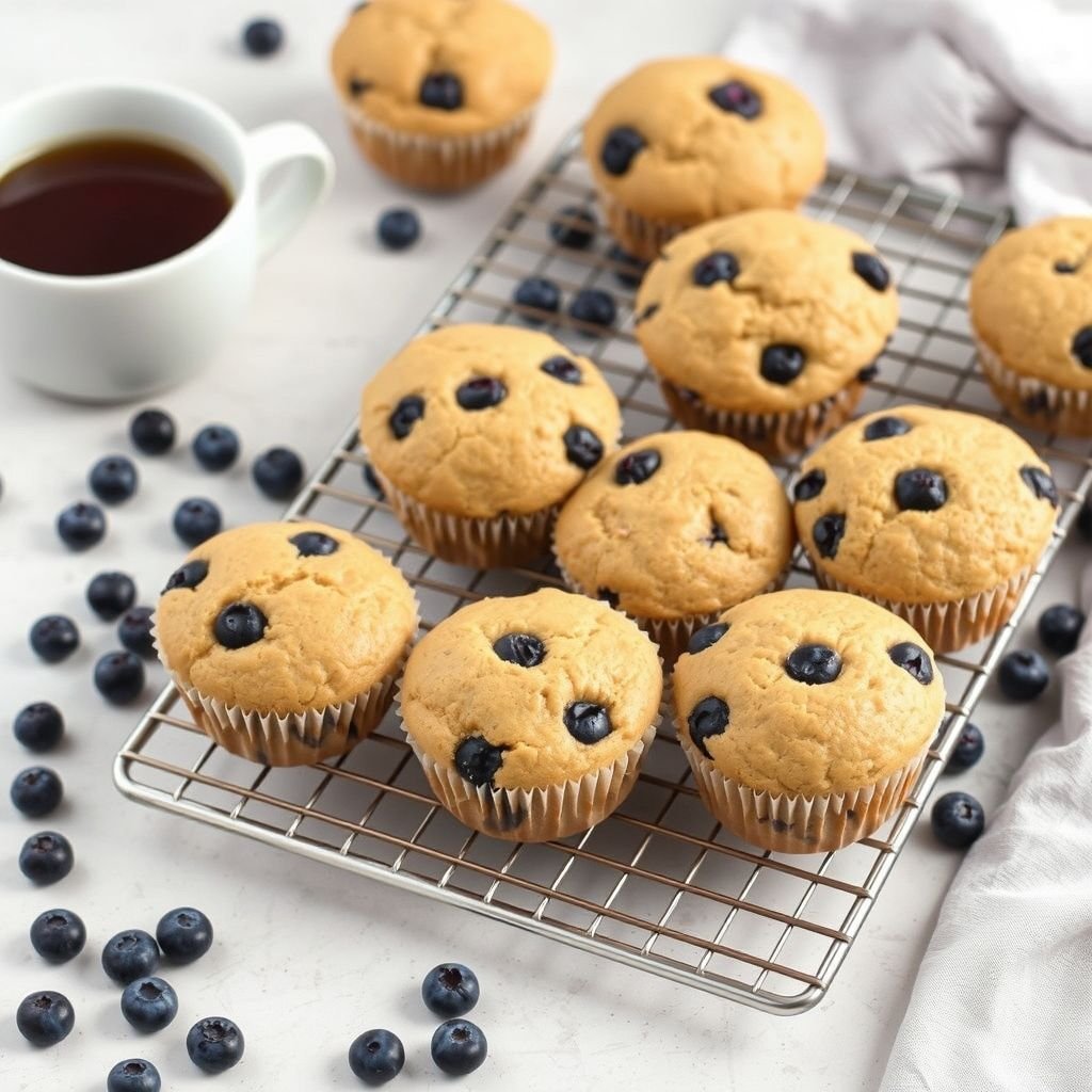 Blueberry Protein Muffins