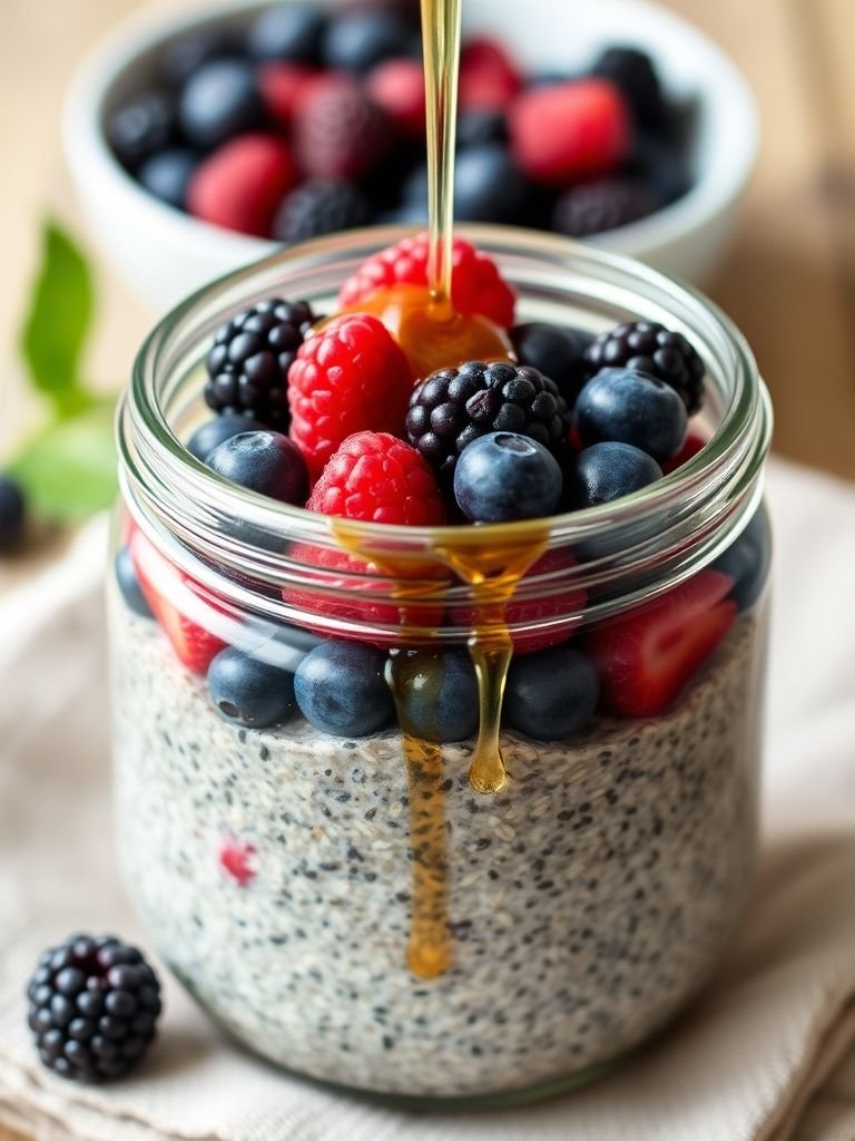 Chia Berry Overnight Oats
