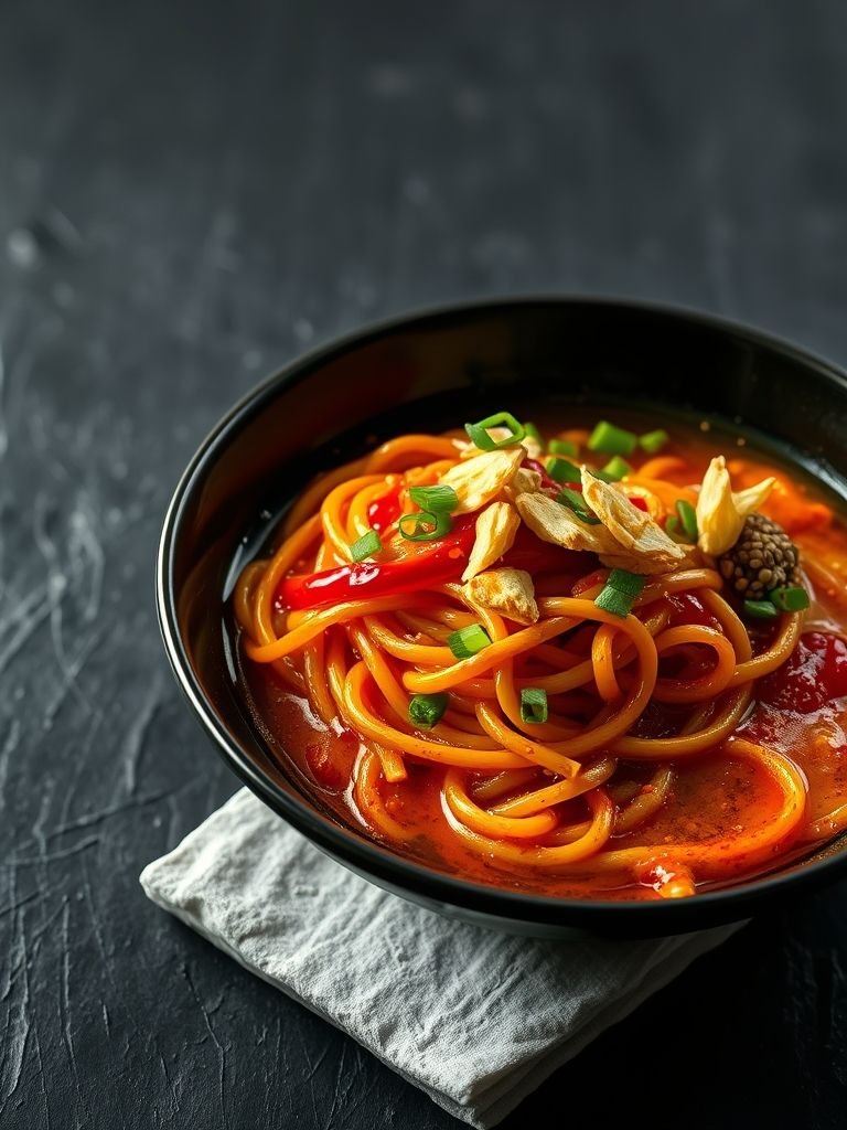 Chili Oil Noodles with Soy Sauce