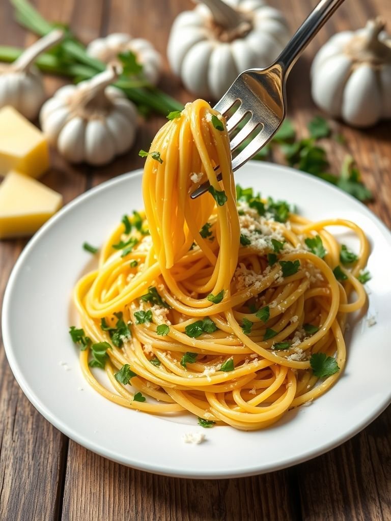 Classic Garlic Butter Spaghetti