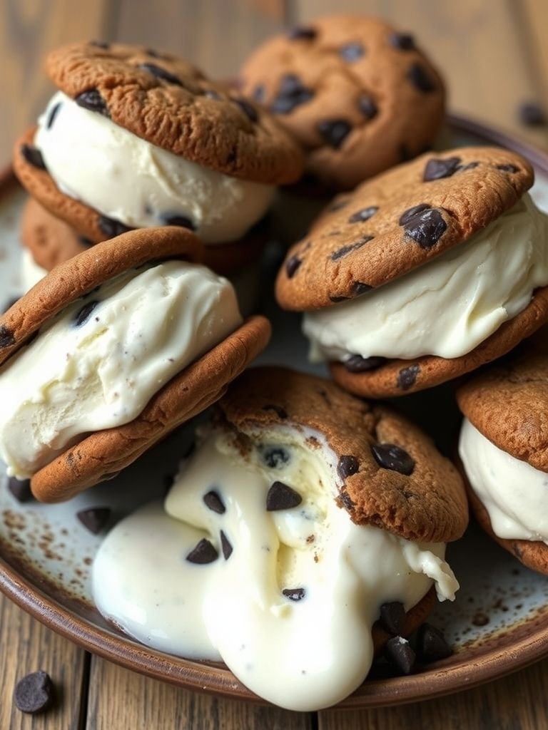 Cookie Ice Cream Sandwiches