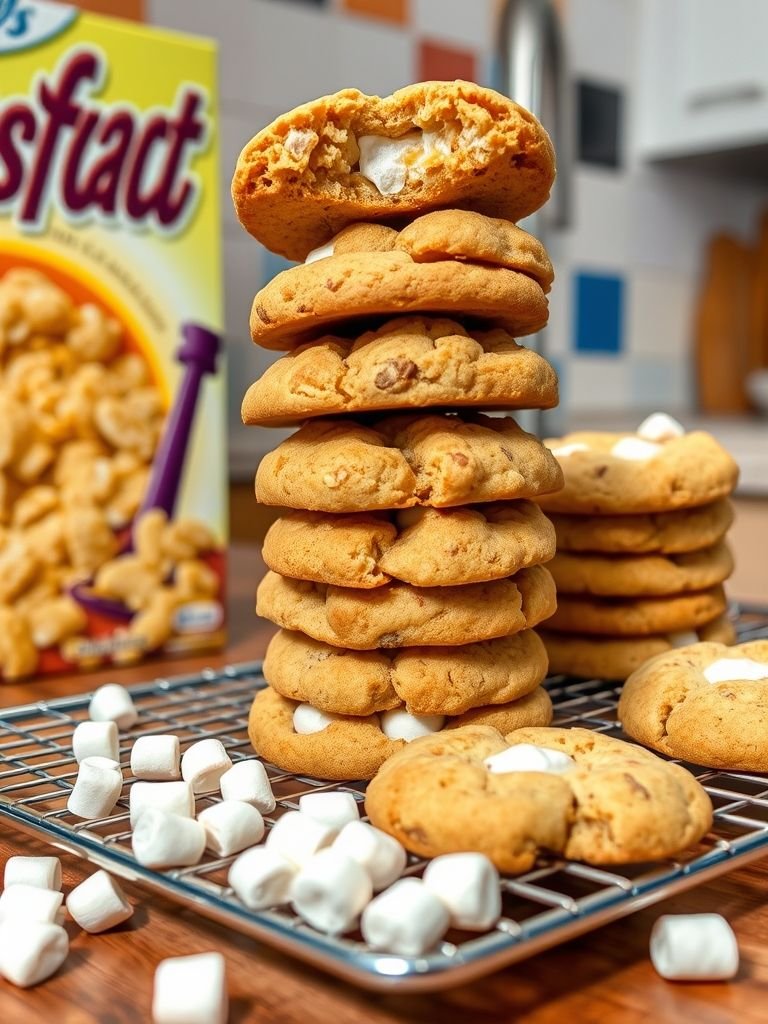 Cornflake Marshmallow Cookies