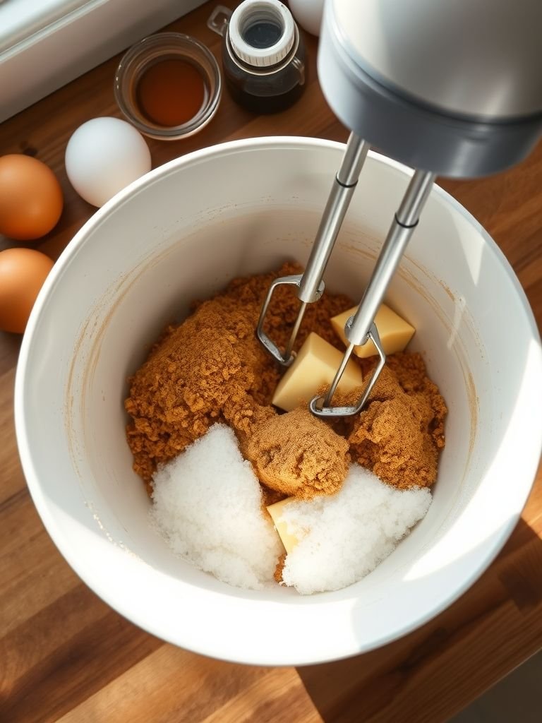 Cream the Butter and Sugars