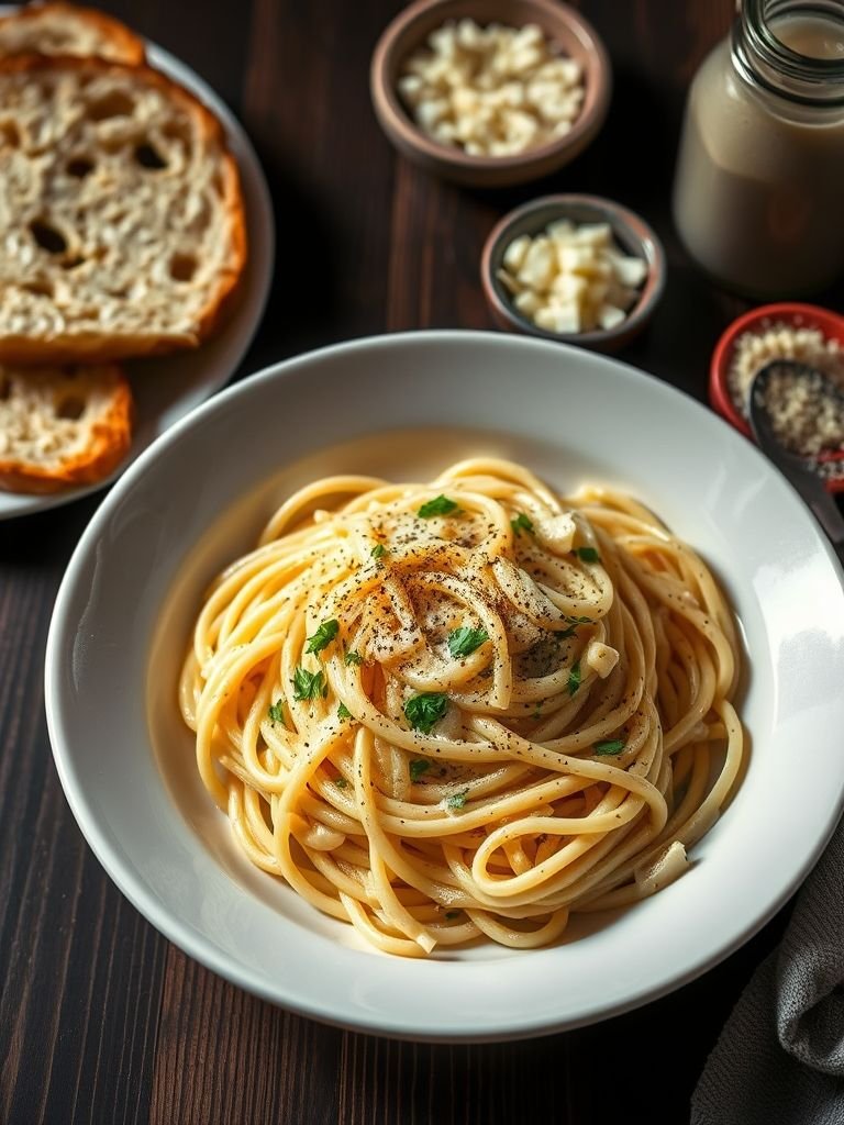 Creamy Garlic Parmesan Pasta
