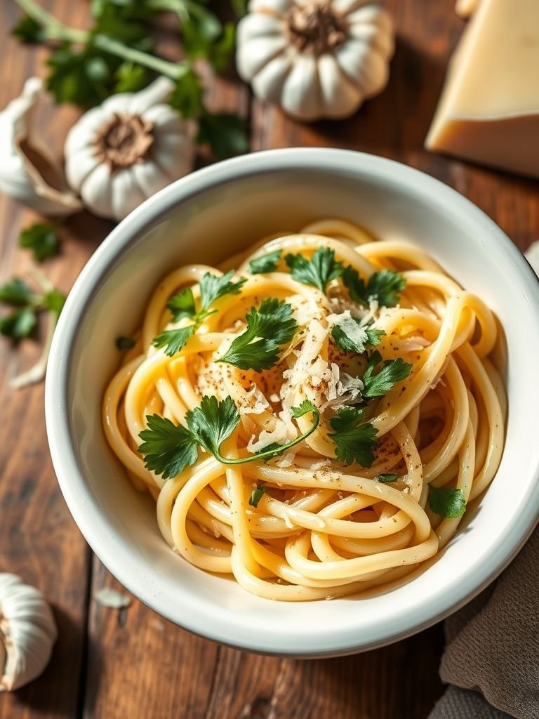 Creamy Garlic Parmesan Pasta