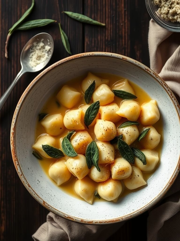 Creamy Gnocchi with Sage and Brown Butter