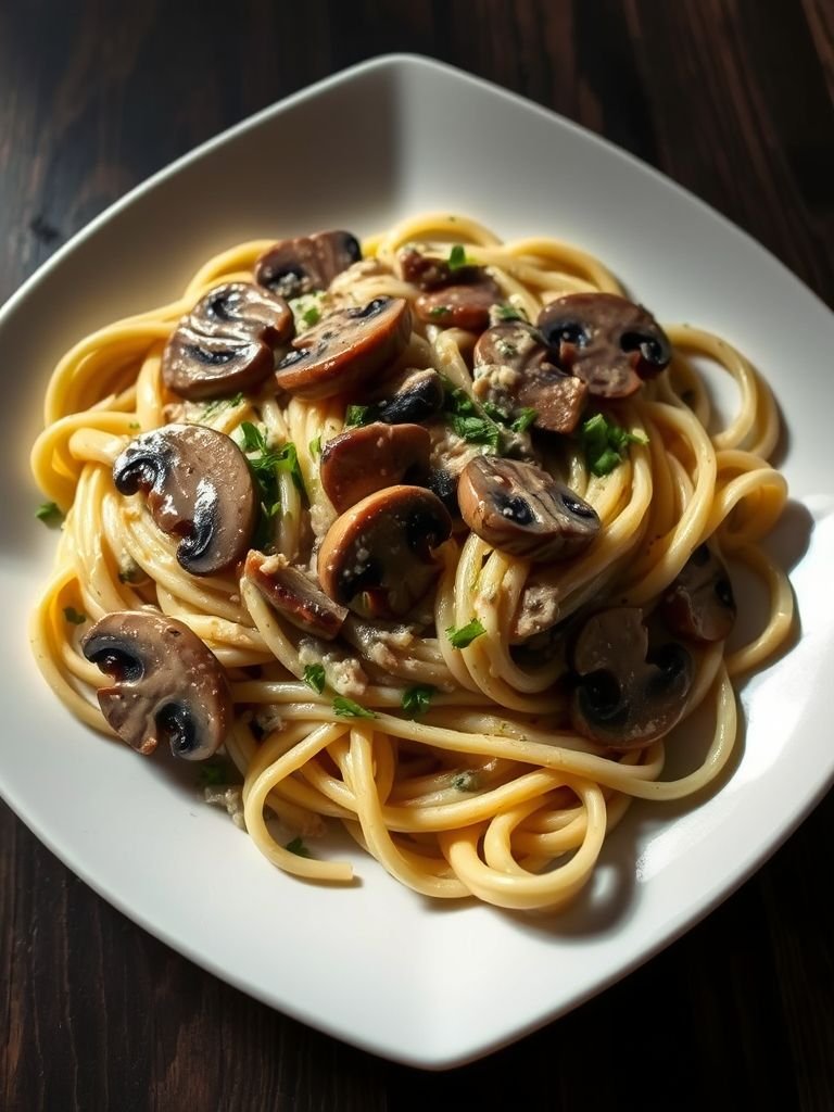Creamy Mushroom Pasta